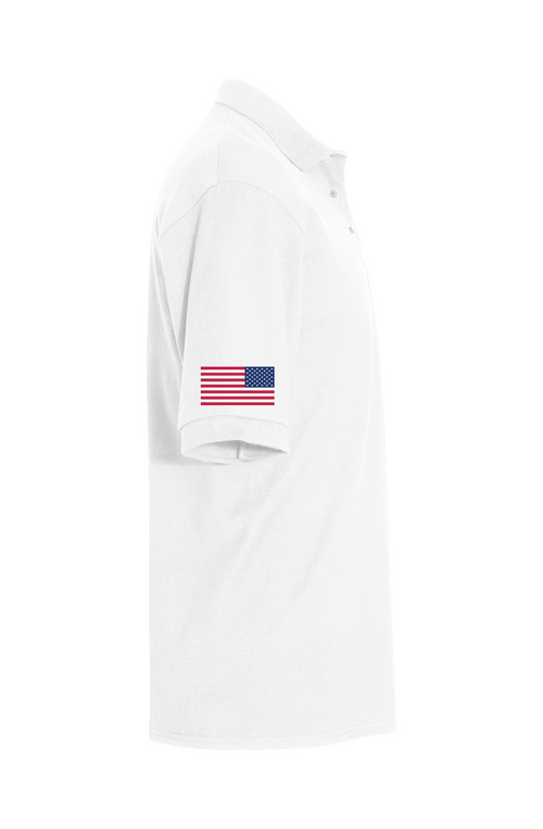 BP4A Men's Polo (White)